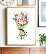 Pink Tulips Floral Bouquet