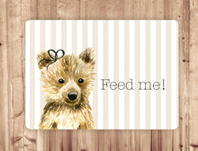 Placemat Bear with Bow