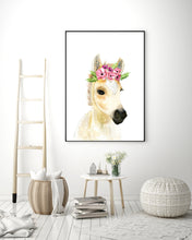 Pony with Flower Crown
