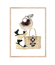 Rattan & Black Accessories Stacked