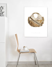 Round Rattan Beach Bag
