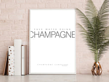 Save Water Drink Champagne