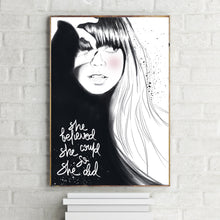 She Believed (with text)