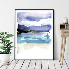Stormy Beach Abstract