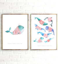 Whales with Stripes