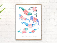 Whales with Stripes
