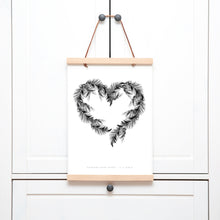 White Palms Heart