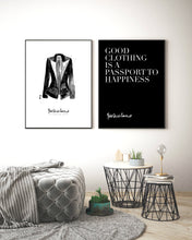 YSL Quote Black