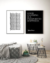 YSL Quote Black