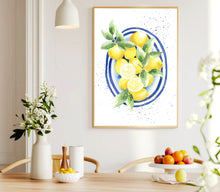 Lemons Oval Dish