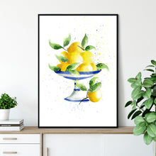 Lemons on Cake Stand