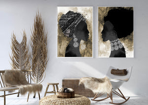 African Woman Headdress