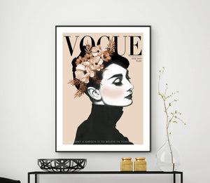 Audrey Hepburn Vogue (cream)