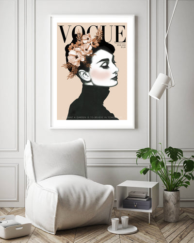 Audrey Hepburn Vogue (cream)