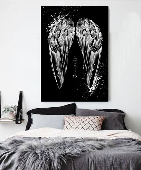 Angel Wings black