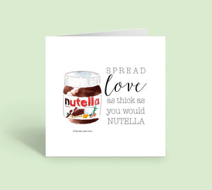 Nutella love (Individual Card)