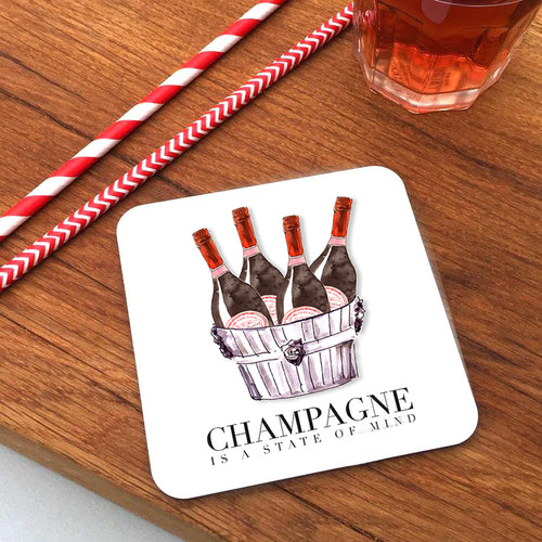 Coaster Champagne is a state of mind