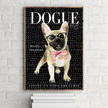 Dogue Frenchie with glasses (Black)