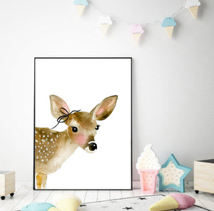 Fawn with Bow