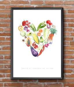 Fruits & Veggies Heart
