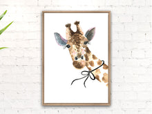 Giraffe with Bow