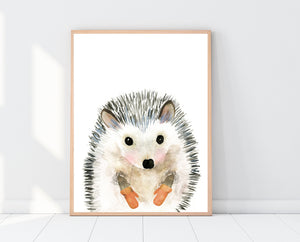 Hedgehog with Mittens