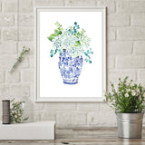 Hydrangeas In Ginger Jar 1