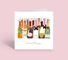 Let's drink Champagne (Individual Card)