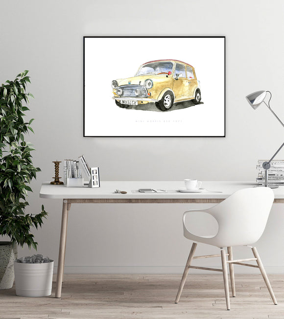 Vintage Cream Mini Morris