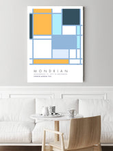 Mondrian Blue & Yellow 2