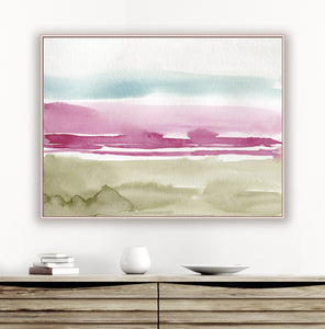 Pink Beach Abstract