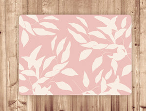 Placemat Pink Leaves