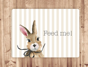 Placemat Bunny with Bow