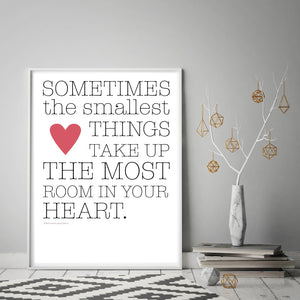 Sometimes The Smallest Things