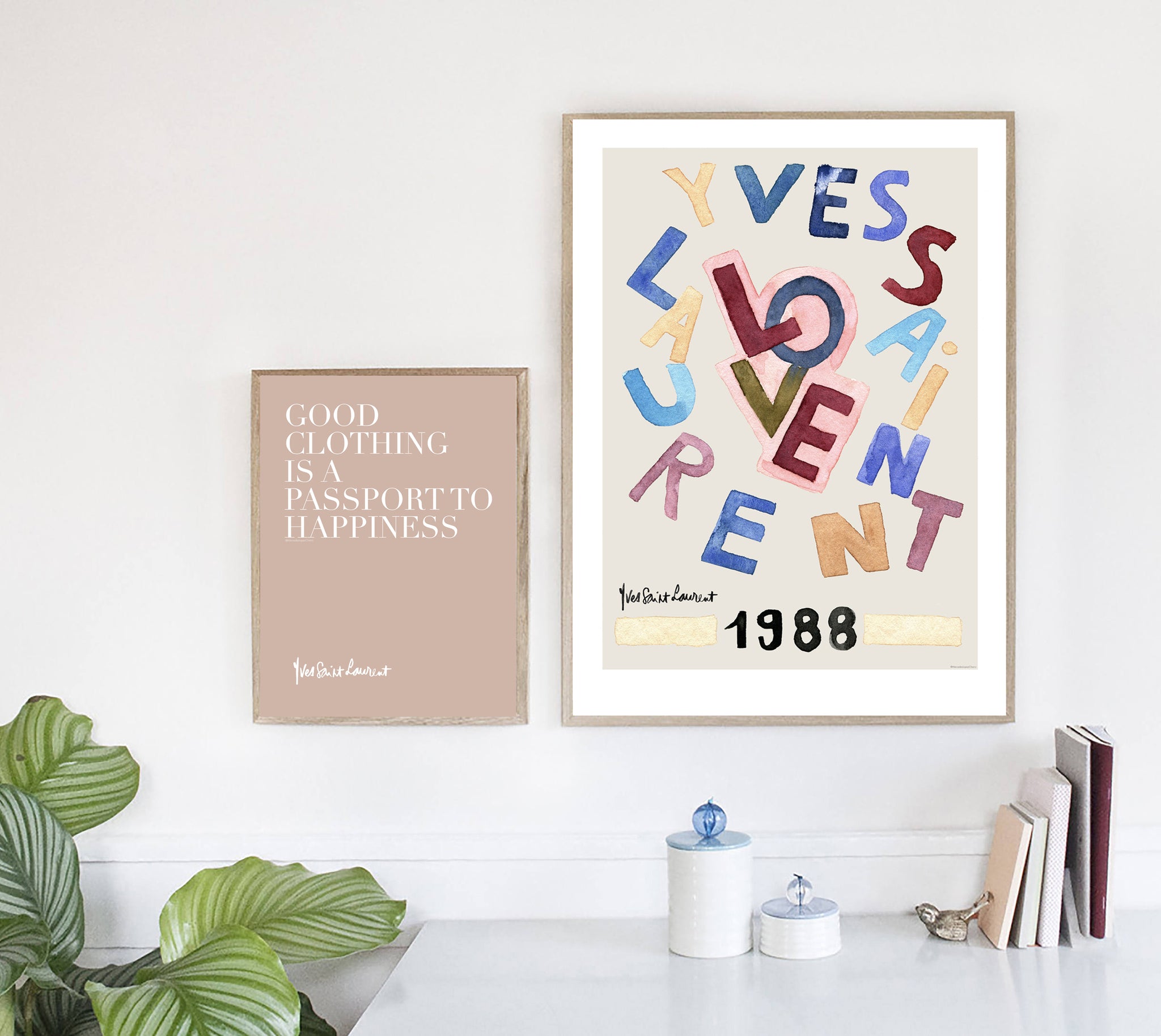 Yves saint laurent 1988 poster Clearance